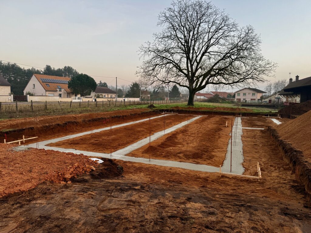 Début des travaux à Gergy